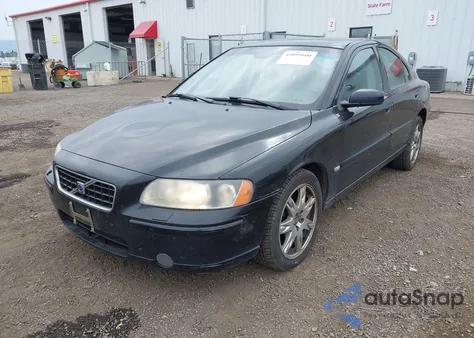 2006 Volvo S60 2.5T из США, поврежденный, VIN 0YV1RH59206250086